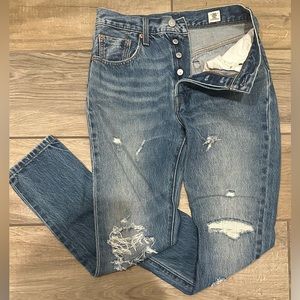 Levi 501s (size 27/28 length)